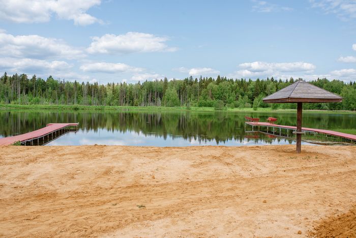 живописная река Песочная