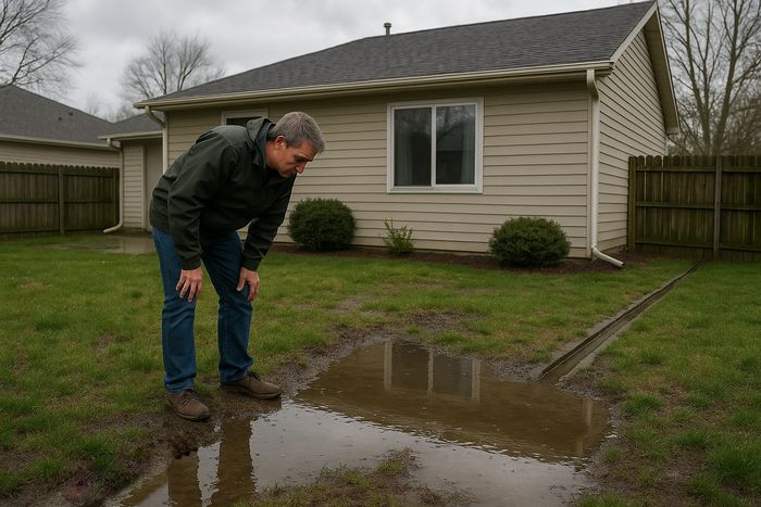 Проверка ливневой канализации и дренажа на участке