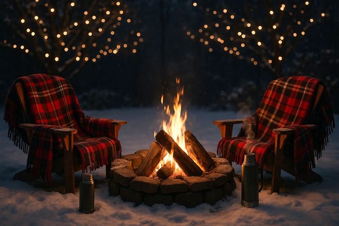 Встречаем Новый год на улице