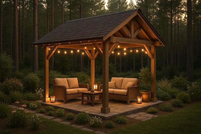 Семейные точки притяжения: беседка