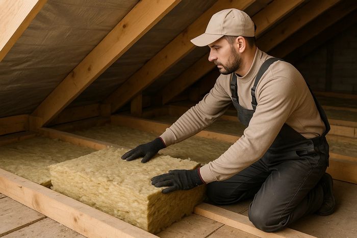 Утепление чердака