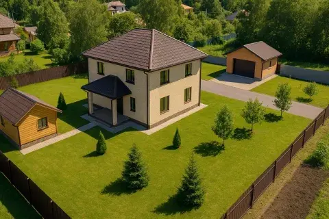 Минимальные отступы от границ участка и забора
