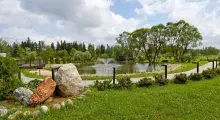 Ландшафтный парк в коттеджном поселке, истринский район